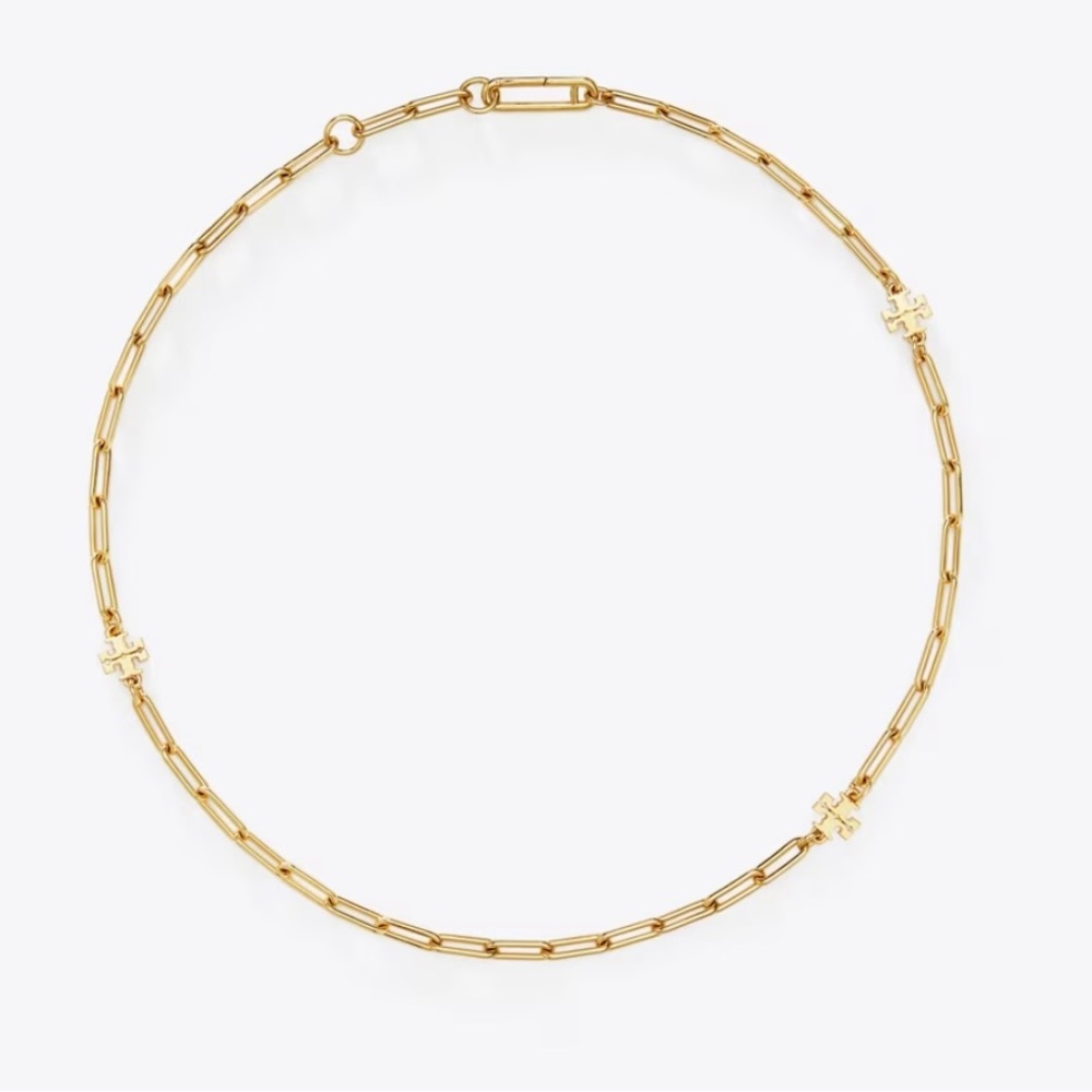 Tory Burch Good Luck Chain Necklace